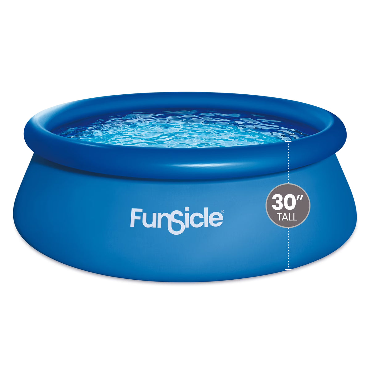 Funsicle 8 ft QuickSet Above Ground Swimming Pool, Round, Age 6 & up