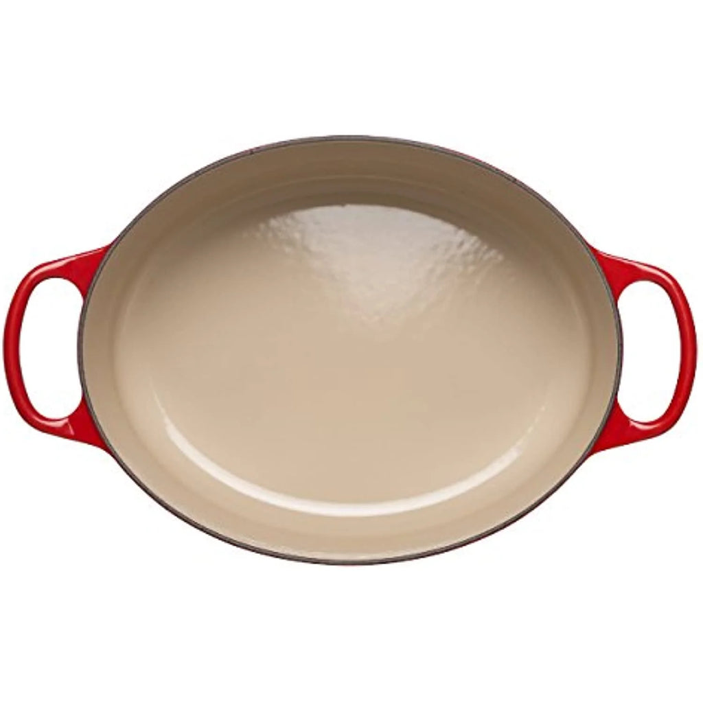 Le Creuset Enameled Cast Iron Signature Oval Dutch Oven, 5 qt. , Cerise
