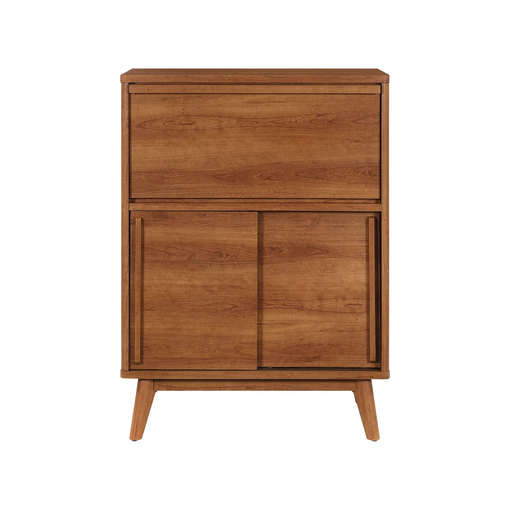 Better Homes & Gardens Greyson Bar Cabinet, Acorn Finish