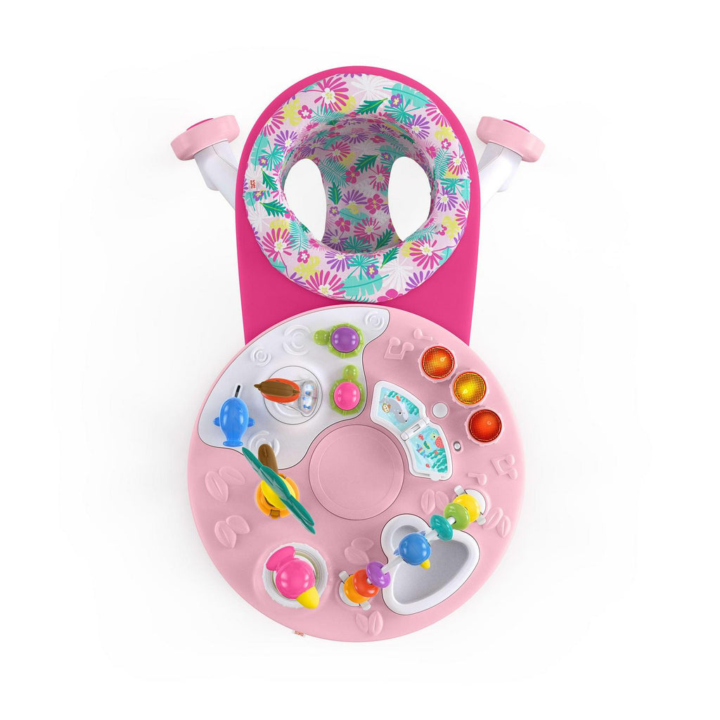 Bright Starts Around We Go 2-in-1 Walk-Around Baby Activity Center &amp; Table. Tropic Coral. Age 6 Months+