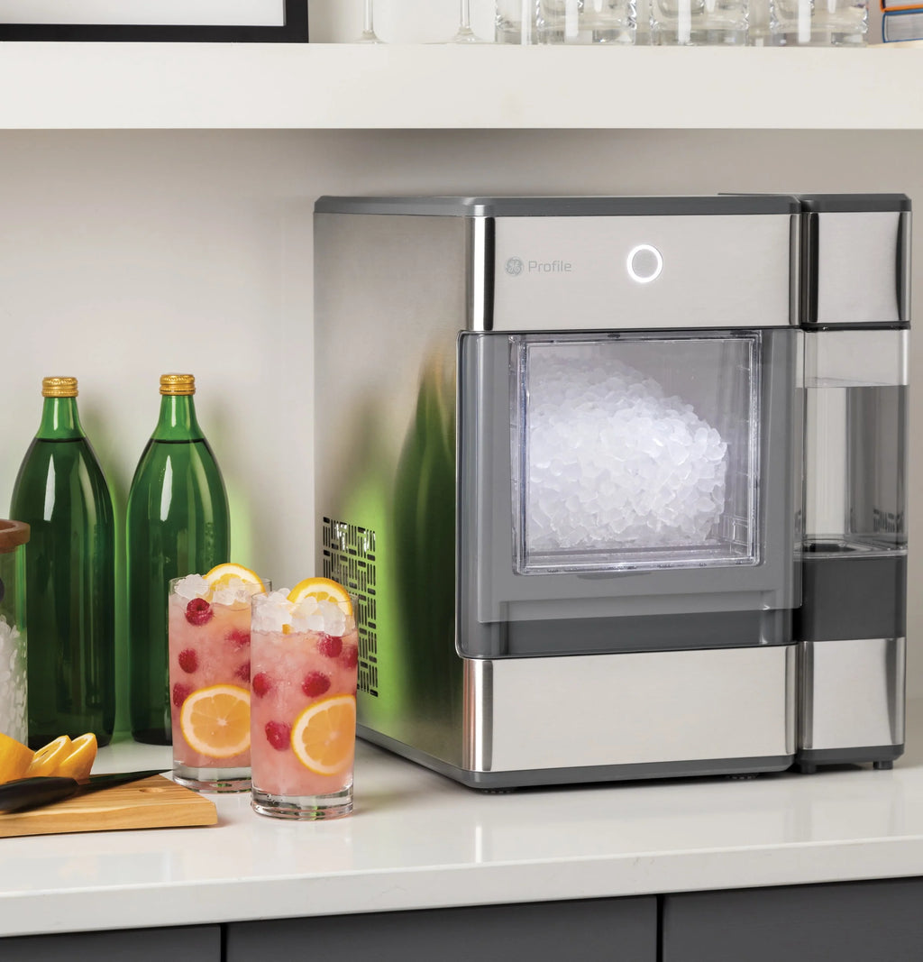 GE Profile�?Opal�?Nugget Ice Maker with Side Tank, Countertop Icemaker, Stainless Steel