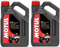 Motul 104092 Set of 2 7100 4T 10W-40 Motor Oil 1-Gallon Bottles