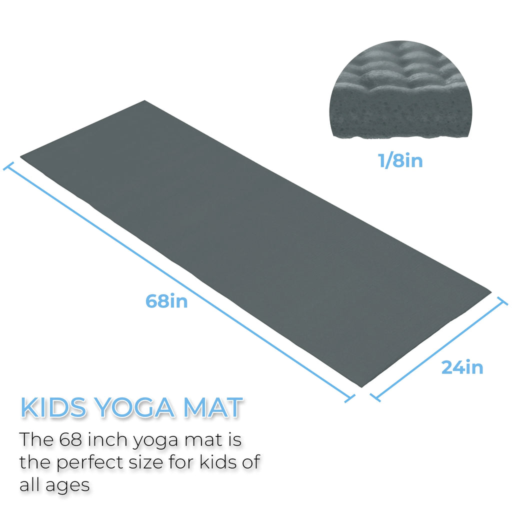 Hello Fit Bulk Yoga Mats, 10-Pack – 68" x 24", 4mm Thick, Non-Slip & Non-Toxic – Ideal for Schools, Studios & Gyms, Assorted