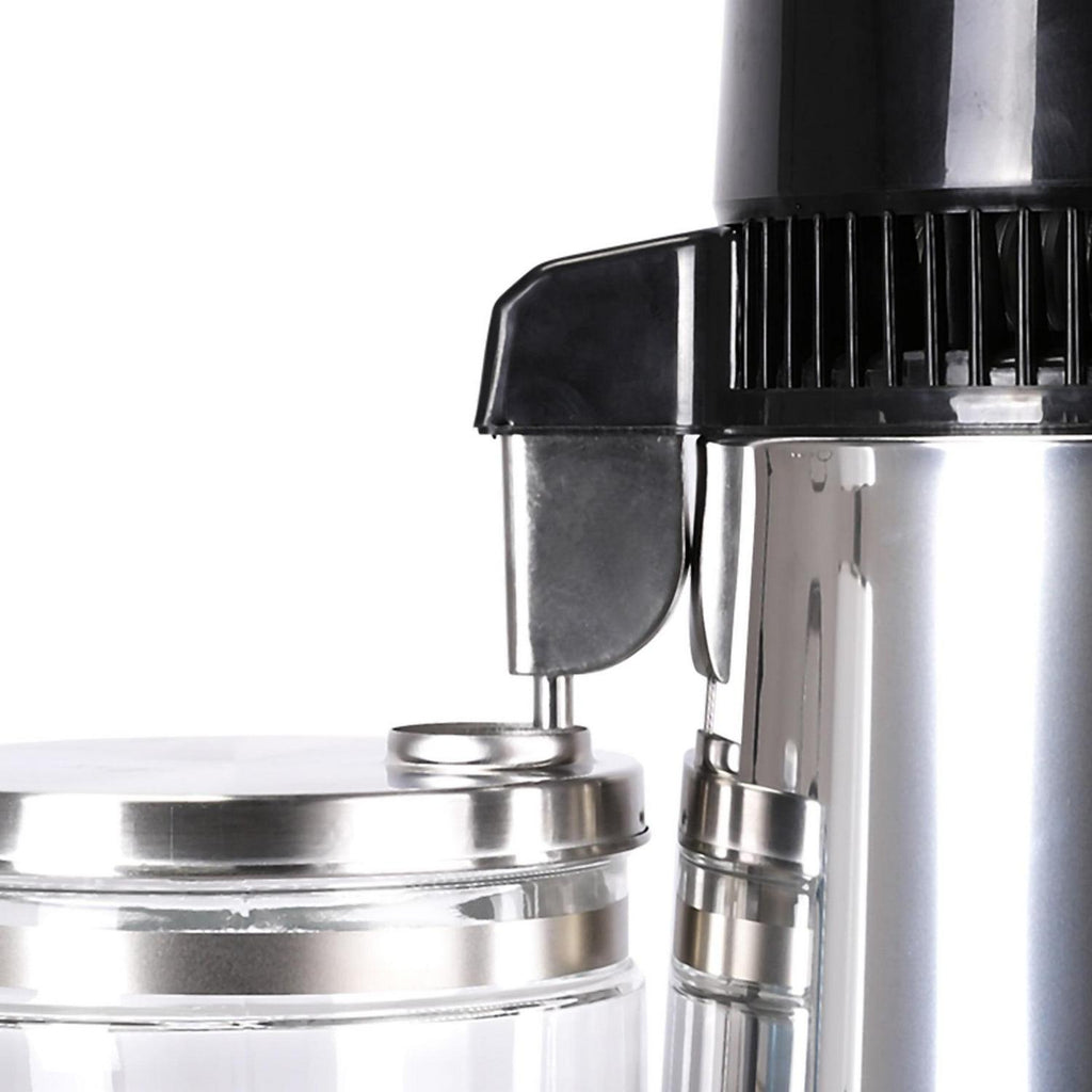 1 Gallon/ 4L Home Stainless Steel Water Distiller w/ Glass Bottle