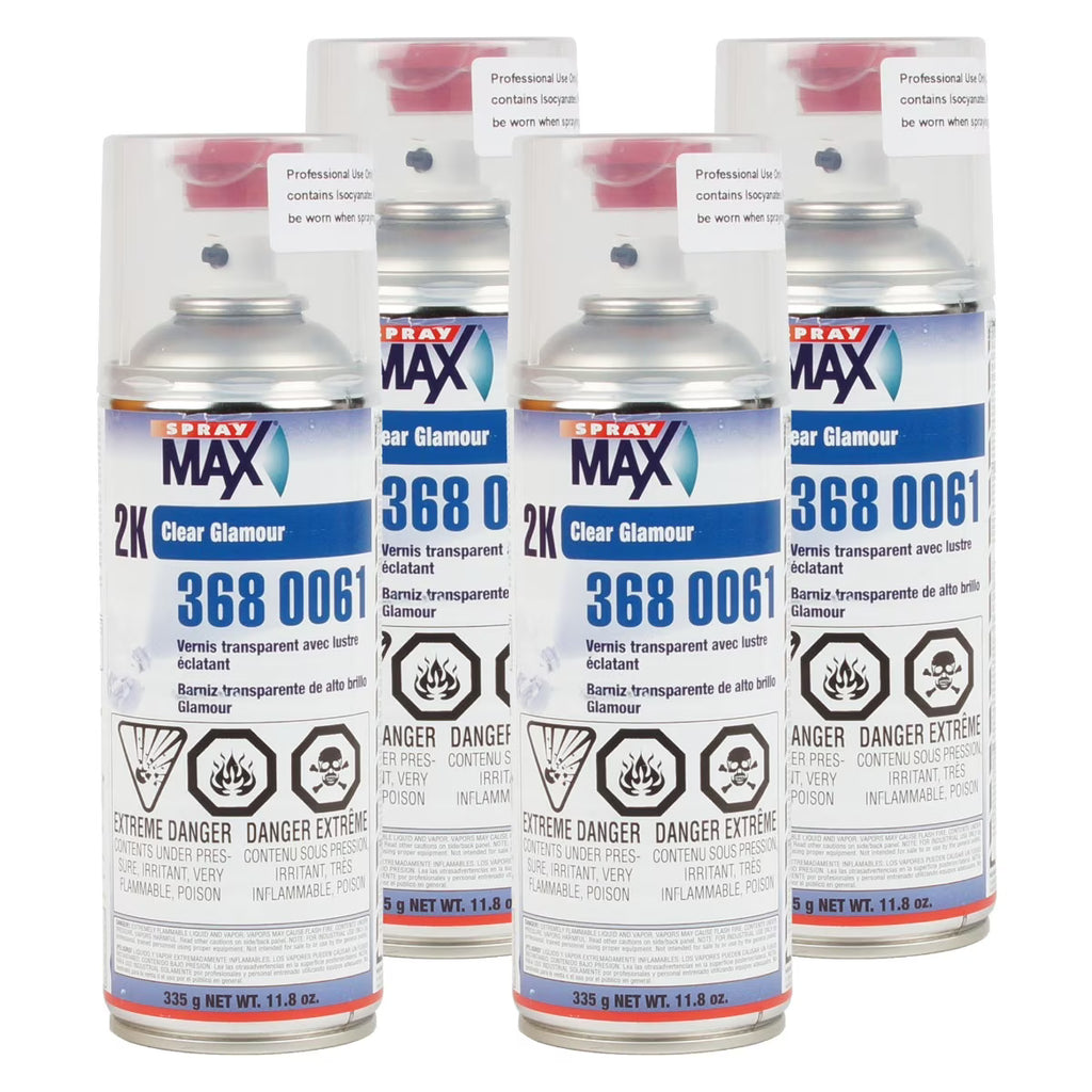 SprayMax 3680061 2K Urethane Glamour Clear Coat