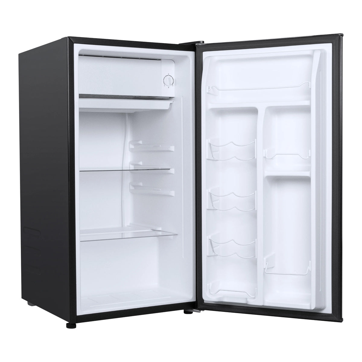 Galanz 3.3 Cu ft One Door Mini Fridge, Black Estar, New