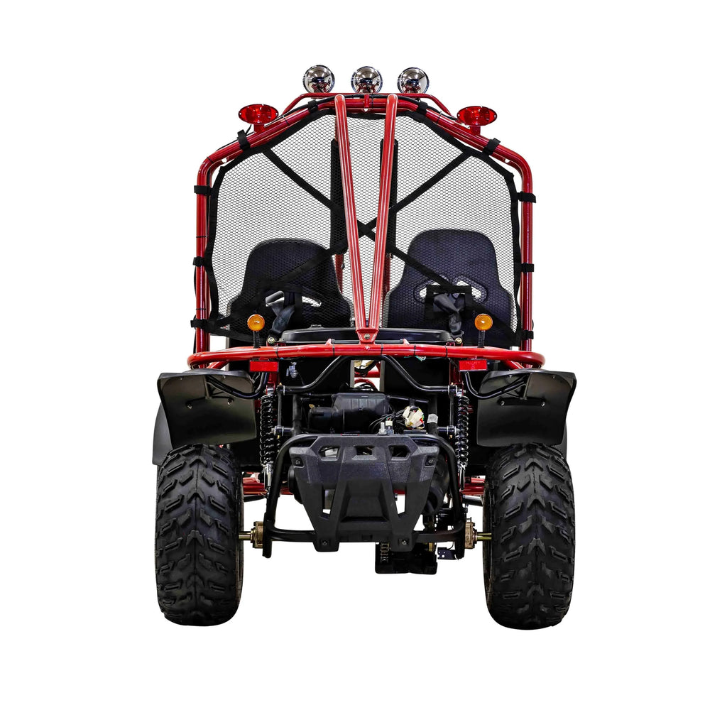 Massimo GKA 200 169cc EFI Adult Go Kart with 10HP Engine, 2WD Off-Road Go Cart, Dual Seats, Red