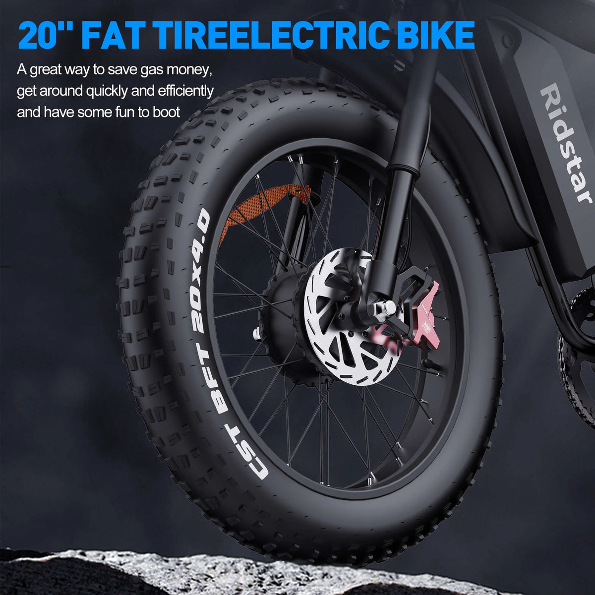 1500W MTB Electric Bicycle 48V 20Ah Removable Battery E-Bike��Electric Bike for Adults 20" Fat Tire Electric Motorcycle, Shimano 7 speed Full Suspension Mountain Bike UL2849