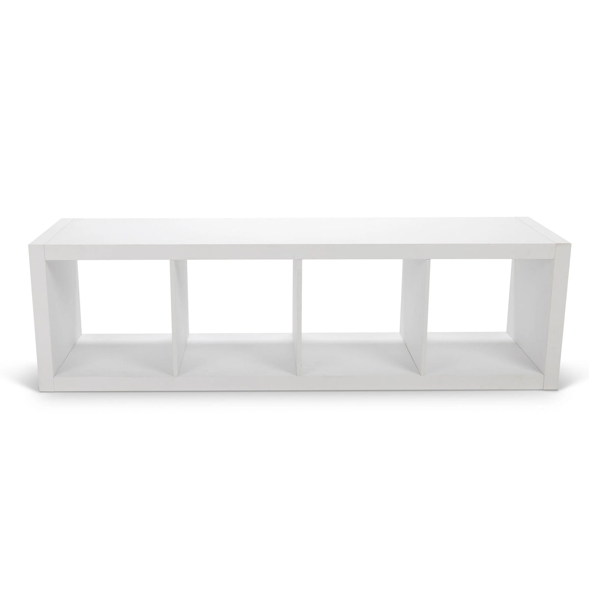 Better Homes & Gardens 4-Cube Vertical Storage Organizer, White Texture