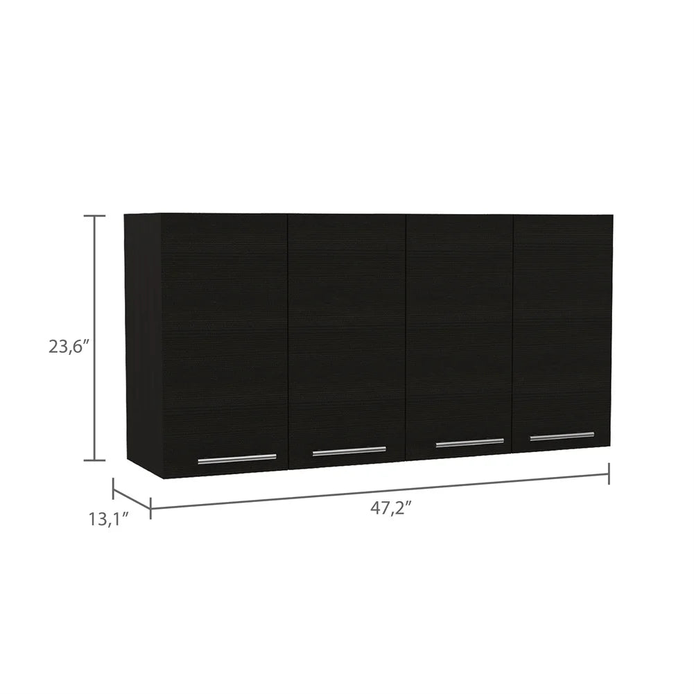 Cfowner 3 Door Wall Mounted Storage Cabinet, 47.20" W x 23.6" H x 13.10" D, White