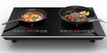 VBGK Double Induction Cooktop 24 Inch Electric Countertop 2 Burner 110V Electric Hot Plate,3H & Auto Shutdown Induction Burner,Child Lock Electric Cooktop 4000W