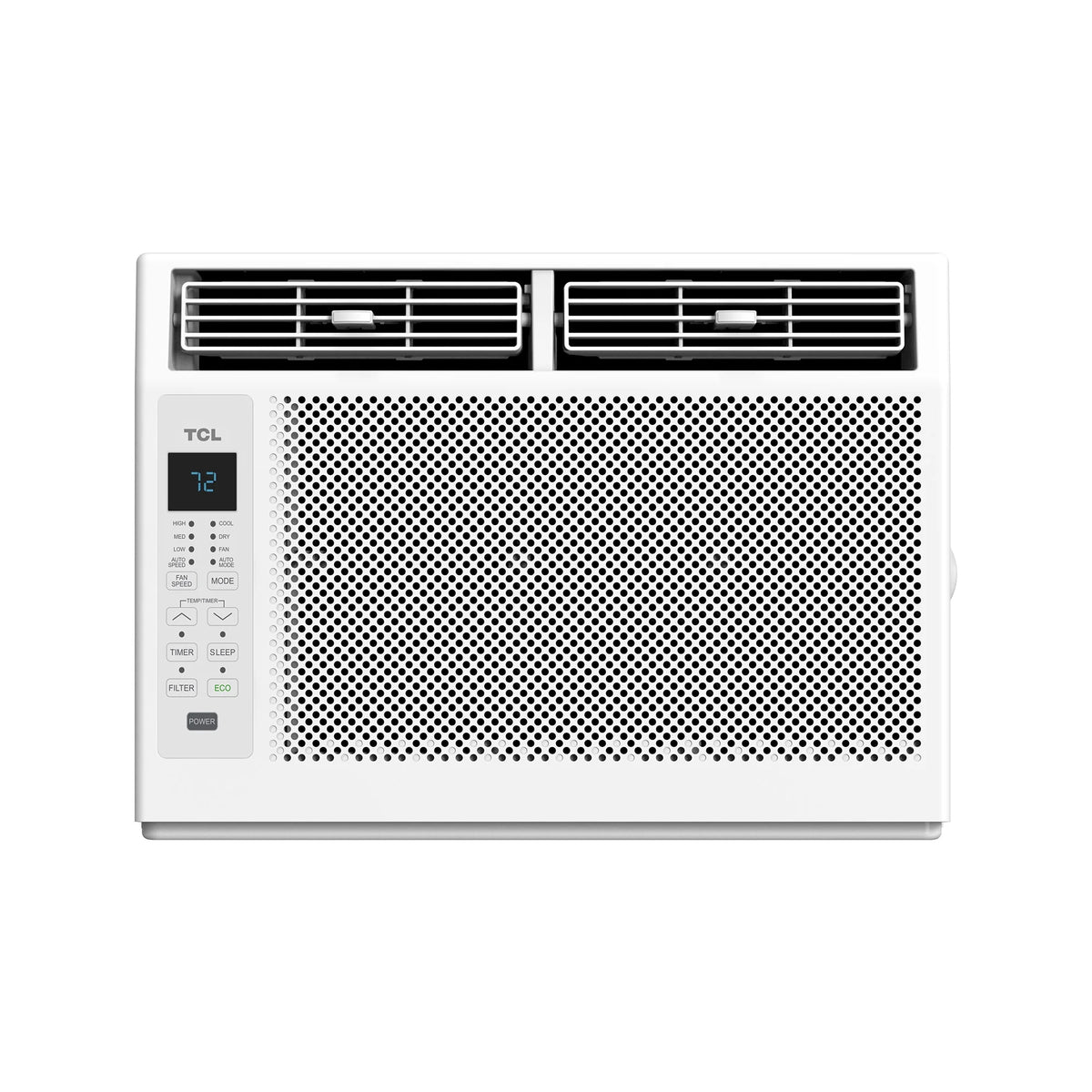TCL 5,000 BTU Window Air Conditioner, Fan & Dehumidifier, 150 Sq. Ft., Remote Control, Easy-to-Use, Reusable Filter, Compact, Quiet, White, W5W3M