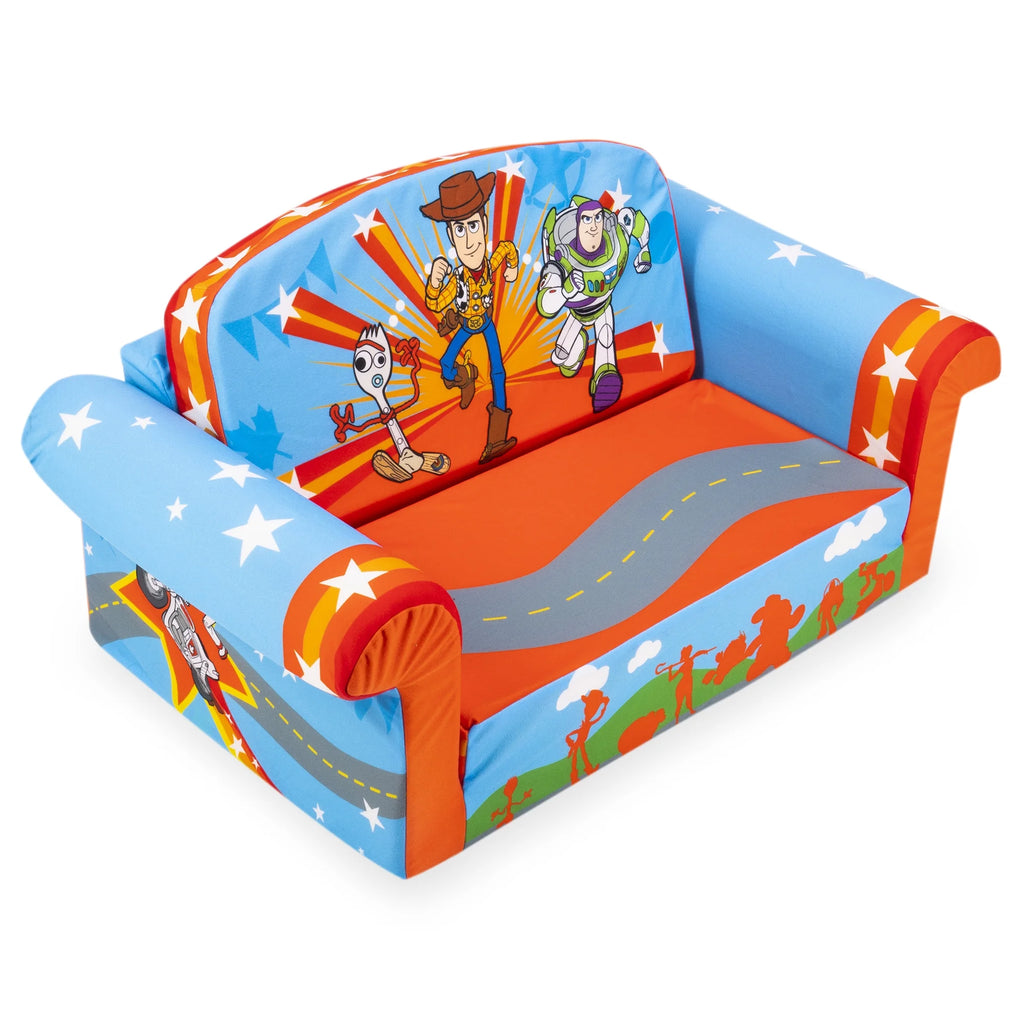 Marshmallow Furniture 2 Pack 2-in-1 Flip Open Foam Sofa Bed, Toy Story 4