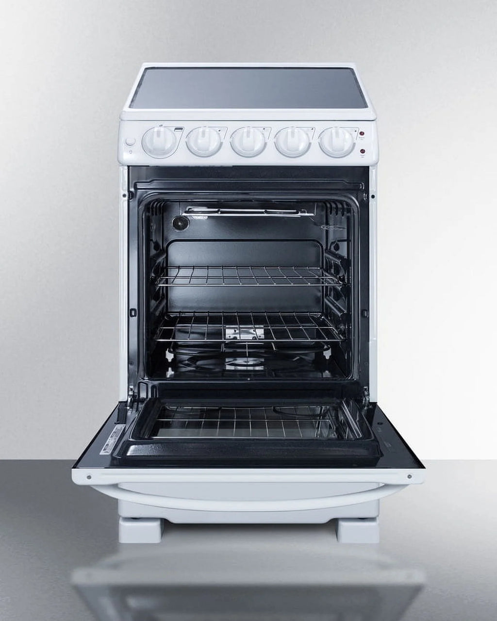 Summit 24�� 2.9 cu ft Electric Range in Ceramic