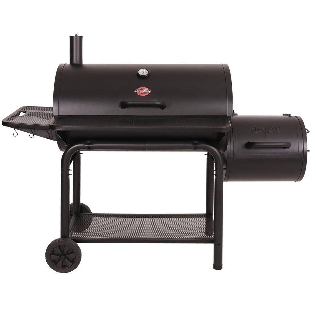 Char-Griller Smokin�?Outlaw Charcoal Grill and Offset Smoker