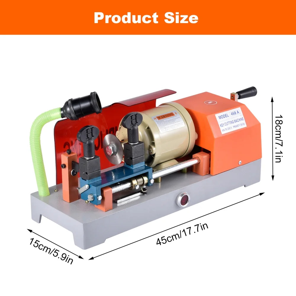 Commercial-Grade Key Duplicating Machine 110V - Vertical Design for Precise Home/Car Key Copying