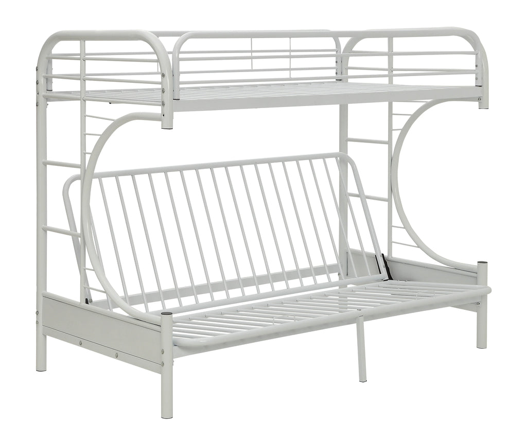 ACME Eclipse Twin XL Over Queen Bunkbed in White