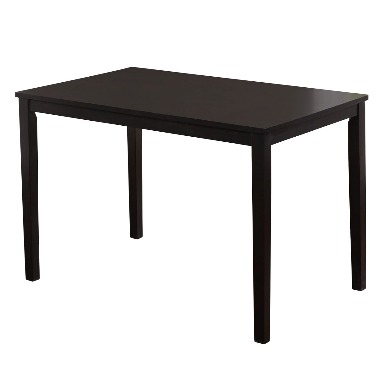 TMS Metropolitan 5-Piece Wood Farmhouse Upholsered Dining Set with Table and Chairs, Espresso