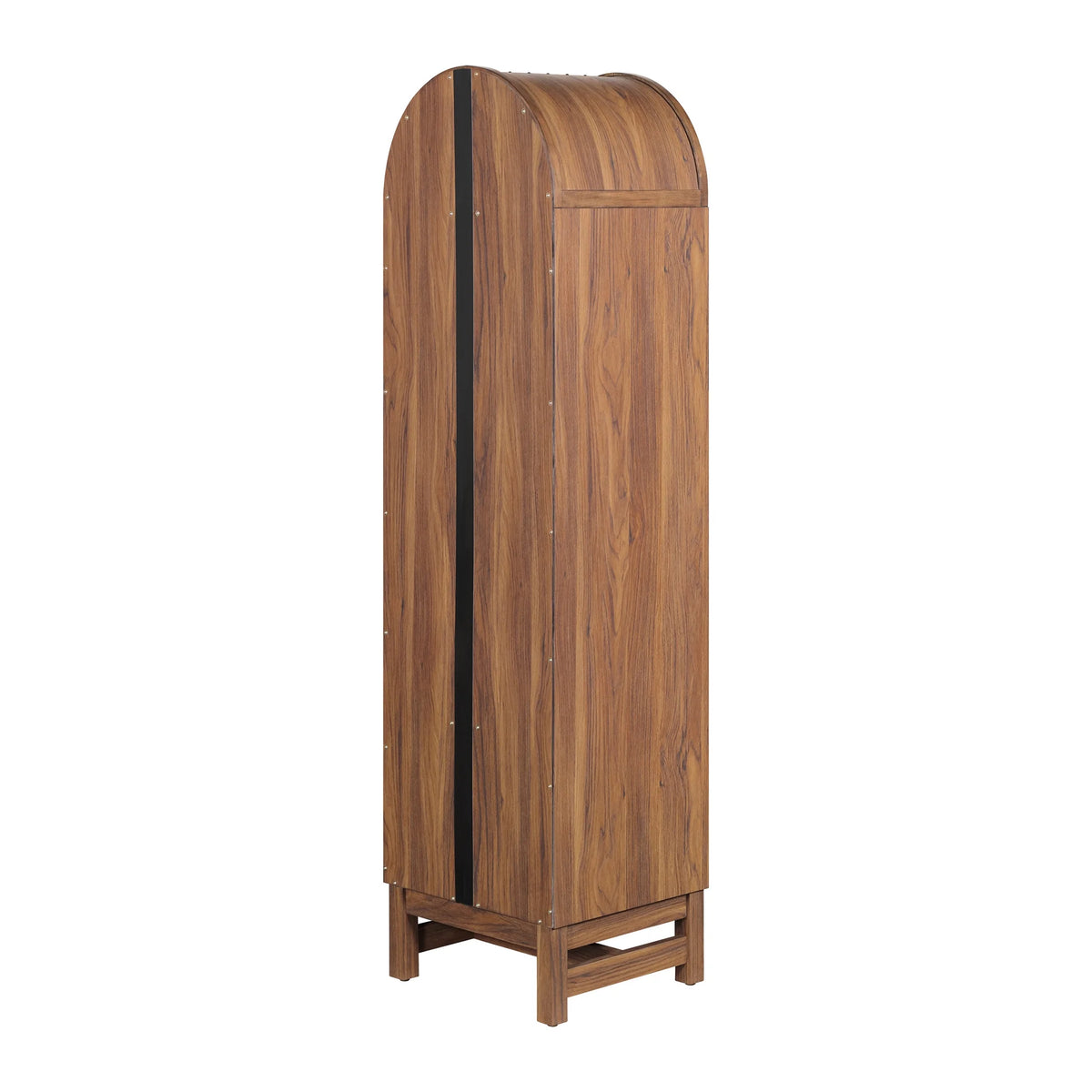 Better Homes & Gardens Juliet Narrow Arch Bookcase, Rich Black and Light Honey