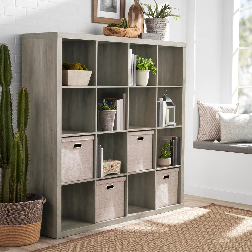 Better Homes & Gardens 16 Cube Storage Organizer, Acorn