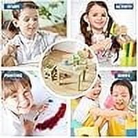 UNICOO® Kids Folding Table and Chairs Set, Height Adjustable Kids Folding Table Compact Design, Kids Table and Chairs Foldable, Picnic Table, Perfect for Playrooms, Classrooms, and Outdoor