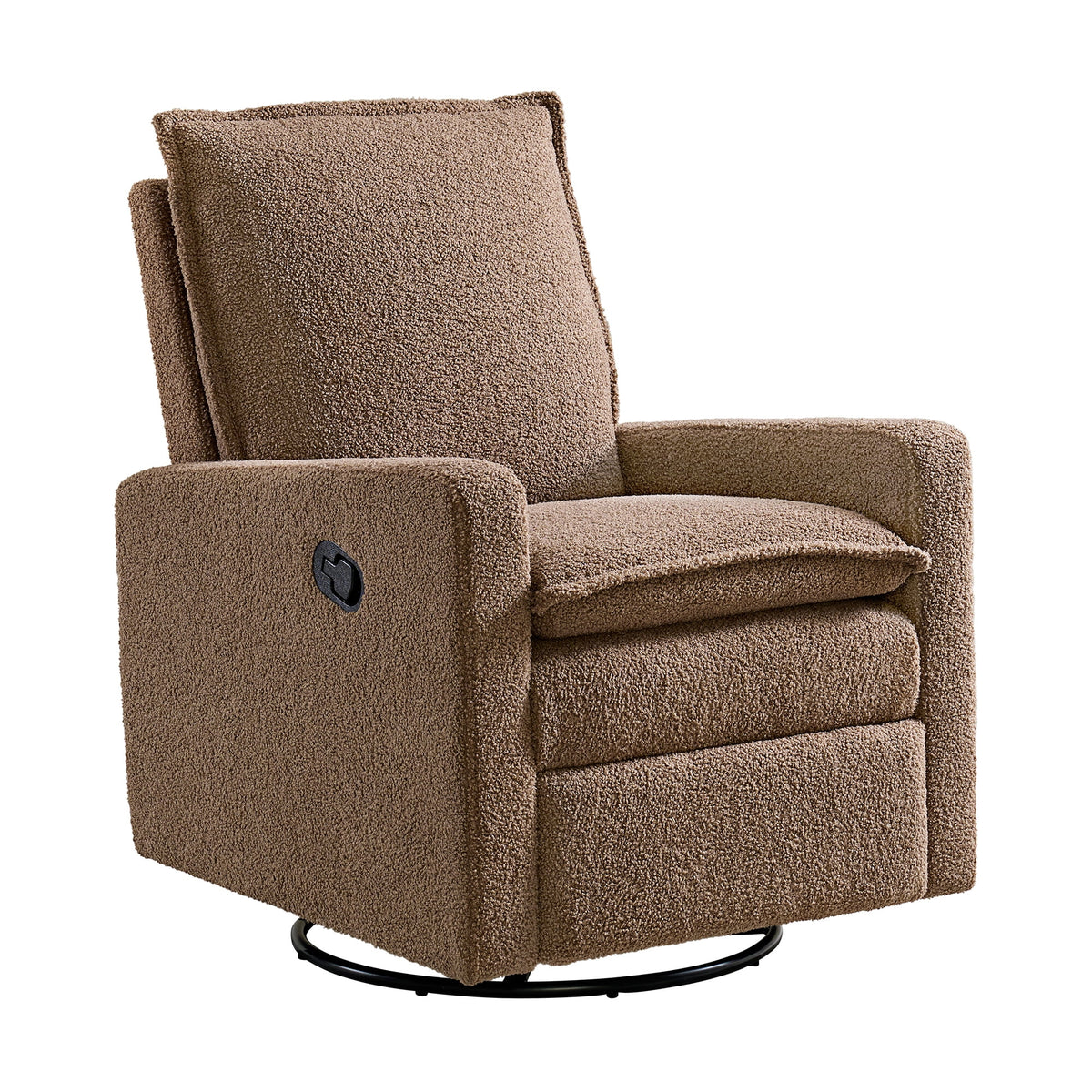 Soho Baby Coventry Glider Recliner Boucle White