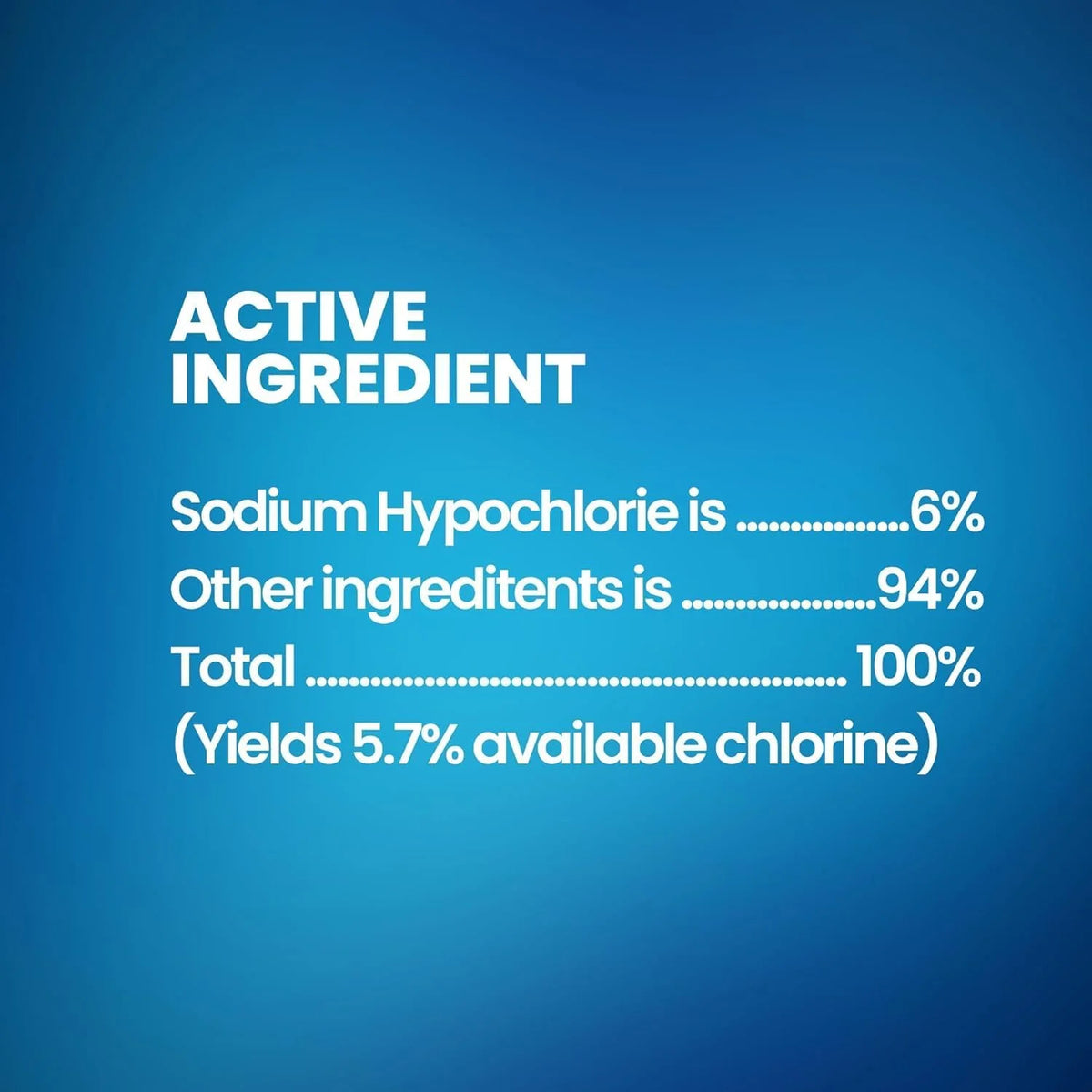 (12 Gallons) - Liquid Chlorine Bleach, for Laundry, Household and  Cleaning, 1 Gallon Jugs