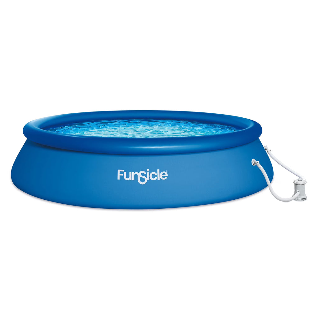 Funsicle 8 ft QuickSet Above Ground Swimming Pool, Round, Age 6 & up