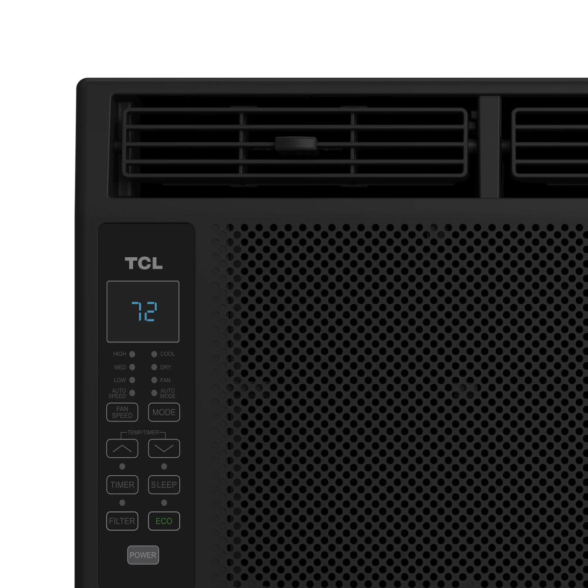 TCL 5,000 BTU Window Air Conditioner, Fan & Dehumidifier, 150 Sq. Ft., Remote Control, Easy-to-Use, Reusable Filter, Compact, Quiet, White, W5W3M