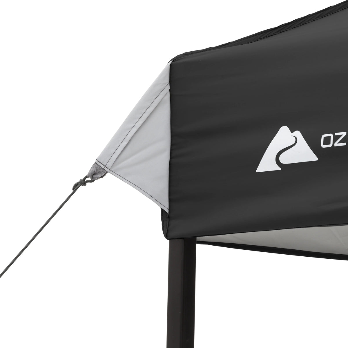 Ozark Trail 10x10 Instant Pop Up Canopy Tent with Simple Push Setup – Straight Leg Pop-Up Tent for Tailgating, Camping & Events, White