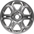 Remanufactured Painted Sparkle Silver Aluminum Wheel 16 x 6 8S4Z1007A fits 2008-2011 Ford Focus