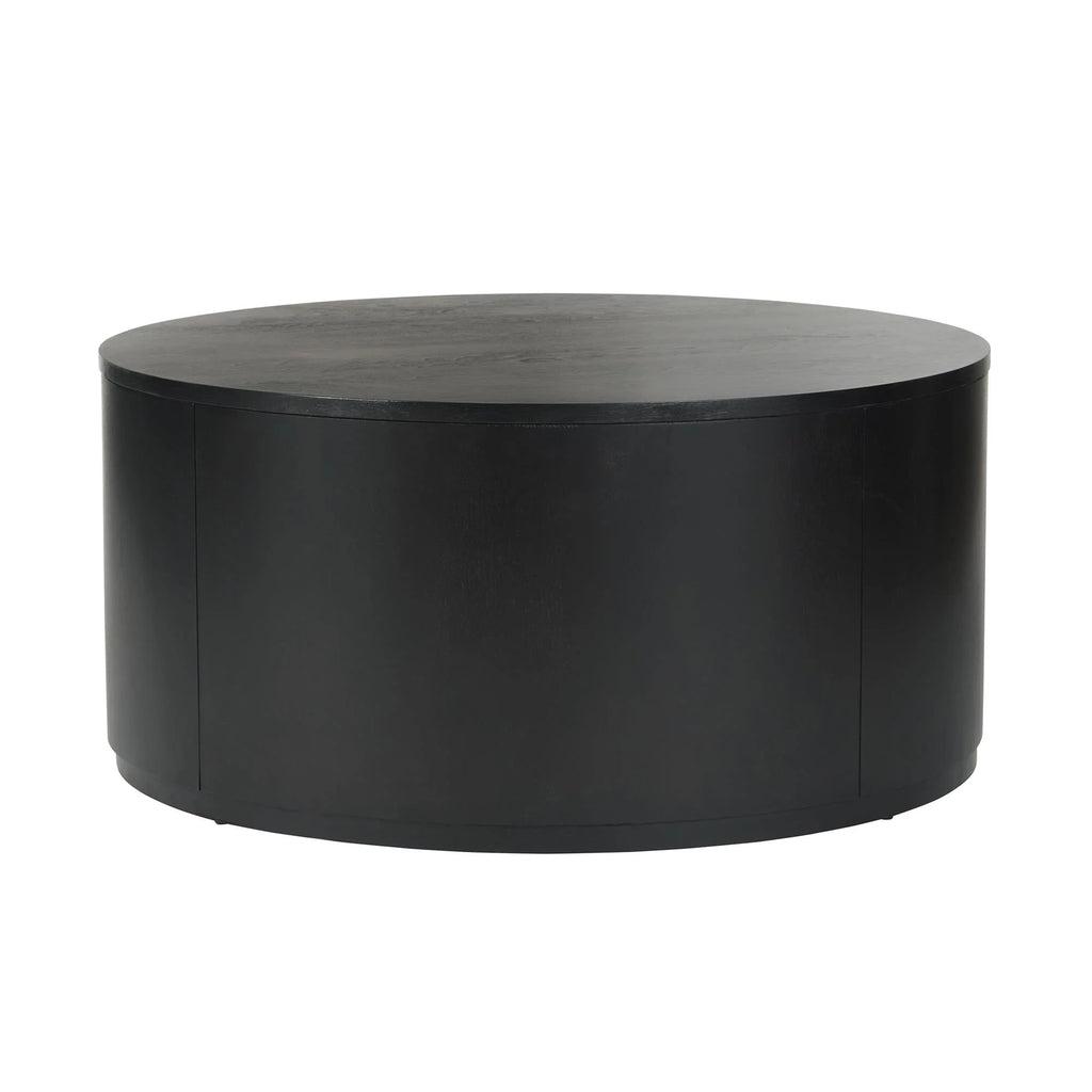 Better Homes & Gardens Miller Drum Coffee Table, Black