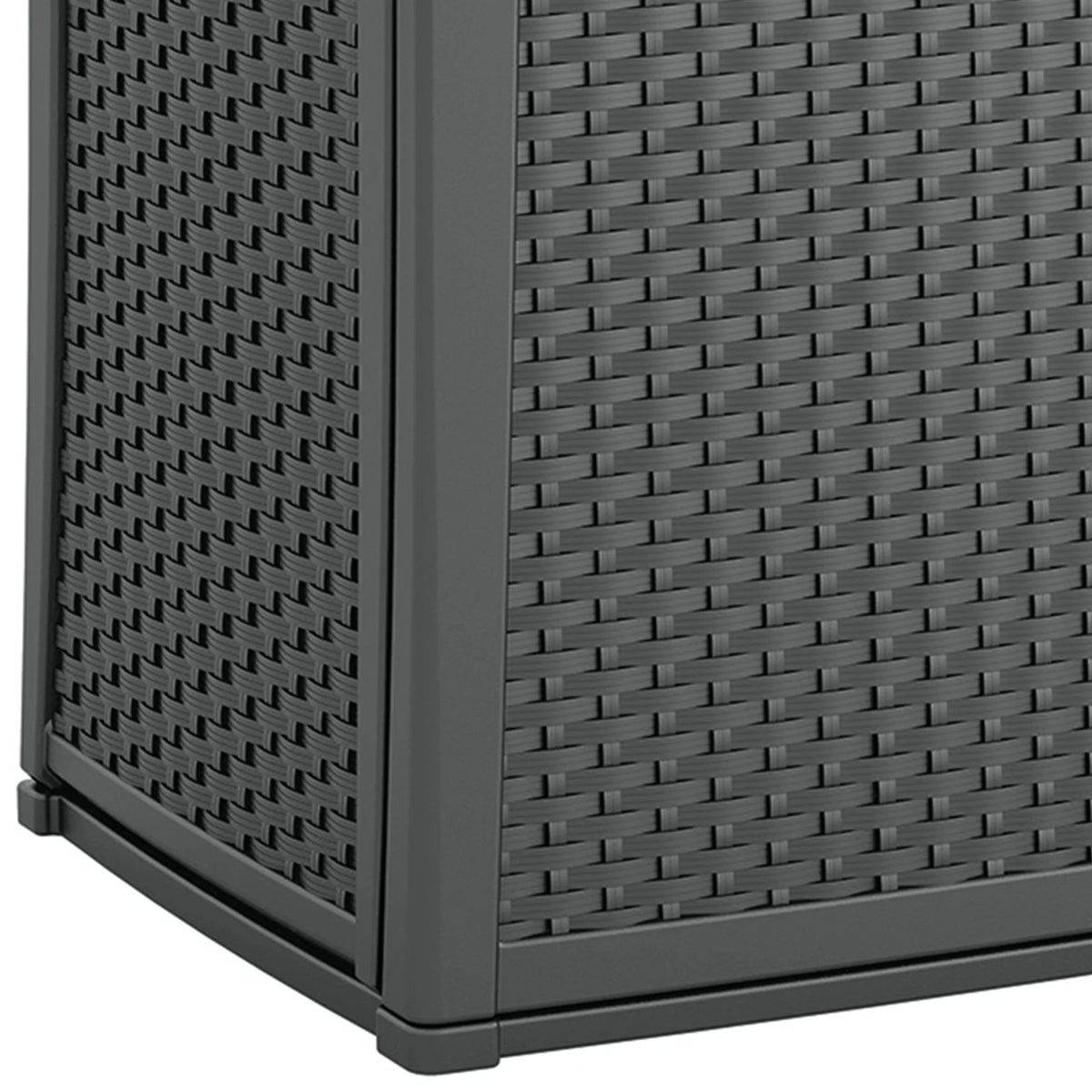 Suncast Outdoor 97-gallon Cabinet Deck Storage Box, Gray
