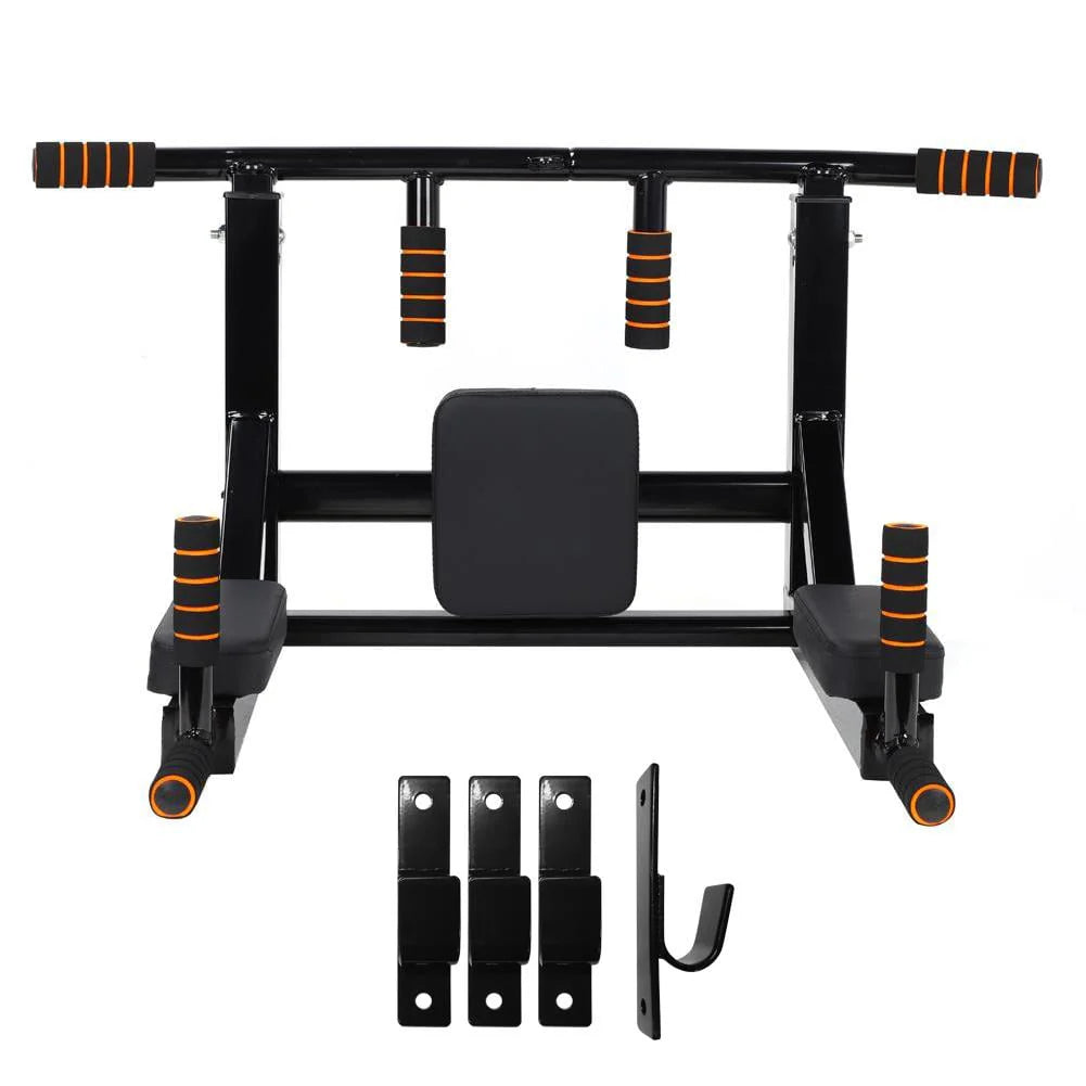 Dual-Use Wall-Mounted Pull-up Bar for Home Gym Strength Training Equipment Chin Up Steel Bar