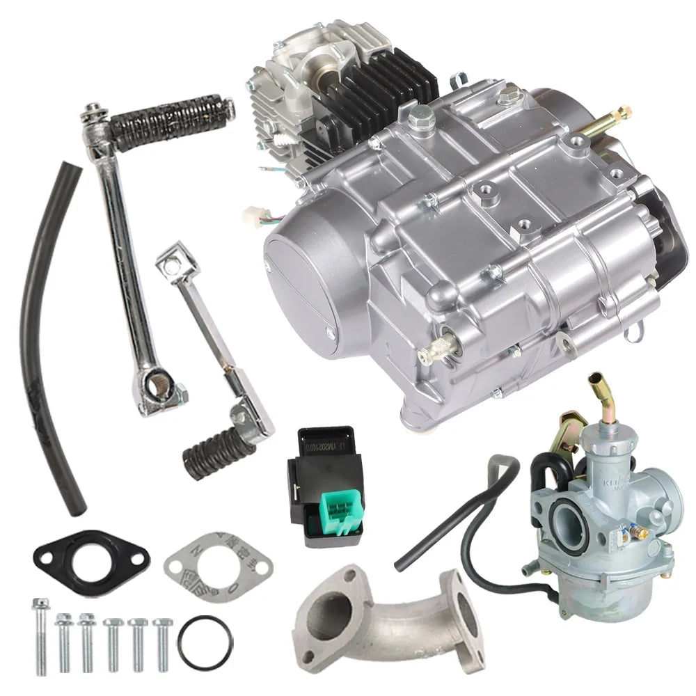 ALL-CARB 125cc 4 Stroke Engine Motor Kit Dirt Pit Bike For Honda CRF50 XR50 Z50