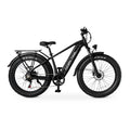 26" Ozark Trail M.3 Ranger+ Electric Fat Tire Bike, 48V, Class 2, Black, Fits Riders 5'2" - 6'1", Adult
