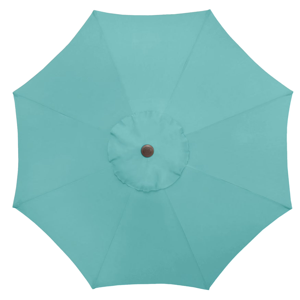 BrylaneHome Outdoor Tilt-And-Crank Umbrella With 8 Sturdy Steel Ribs Heavy Duty Fade-Resistant Tilting Shade Patio Garden Backyard Décor Pool Home