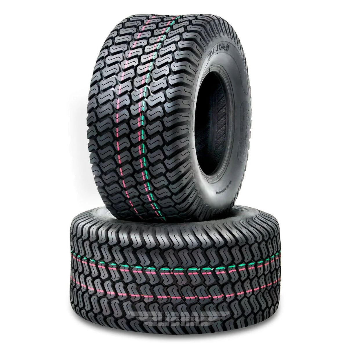 2 New WANDA 18x9.50-8 Lawn Mower Utility/ Golf Cart Turf Tires P332 -13032