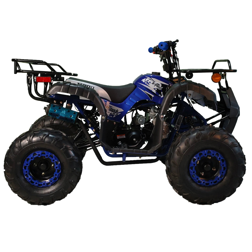 X-Pro Brand New 125cc Gas ATV, Automatic Transmission w/Reverse Remote Control Big 19"/18" Tires
