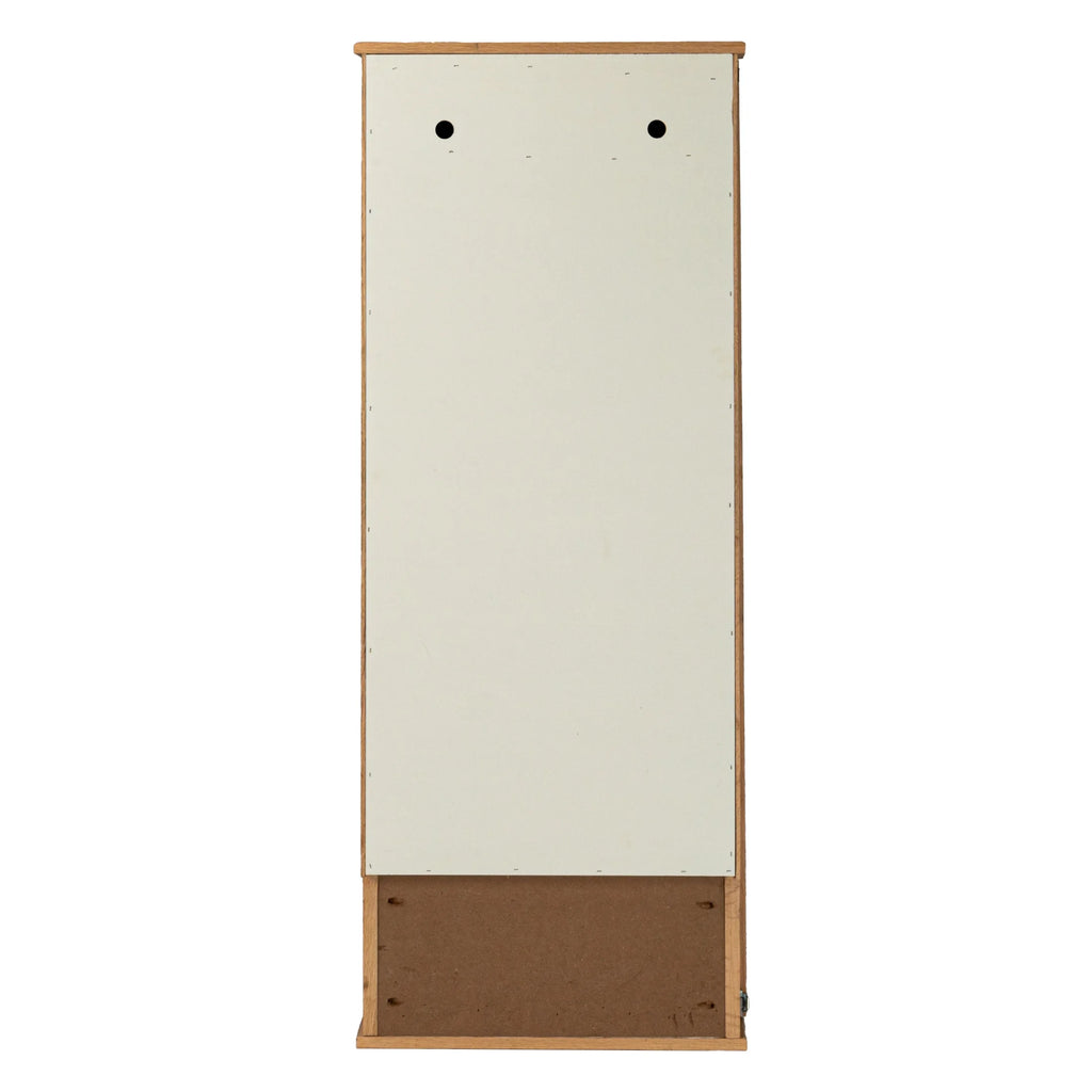 Household Essentials Iron a??n Fold Wall Ironing Board Cabinet, Built-In Ironing Board, Sturdy MDF, Melamine Cabinet, 7 Height Settings, Mounts Securely to Wall, Includes Pad with Cover, White