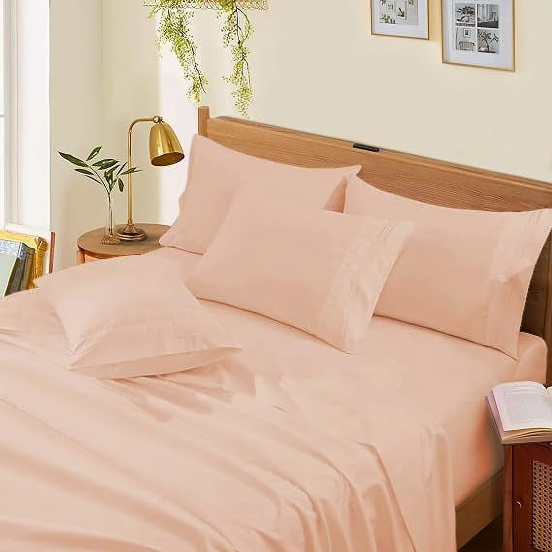 1000 Thread Count 4-Piece 100% Egyptian Cotton Bed Sheets Luxury Hotel Sheets Fits Mattress Upto 21" Deep Pocket, Twin XL Size - Burgundy Solid