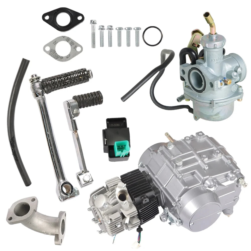 ALL-CARB 125cc 4 Stroke Engine Motor Kit Dirt Pit Bike For Honda CRF50 XR50 Z50