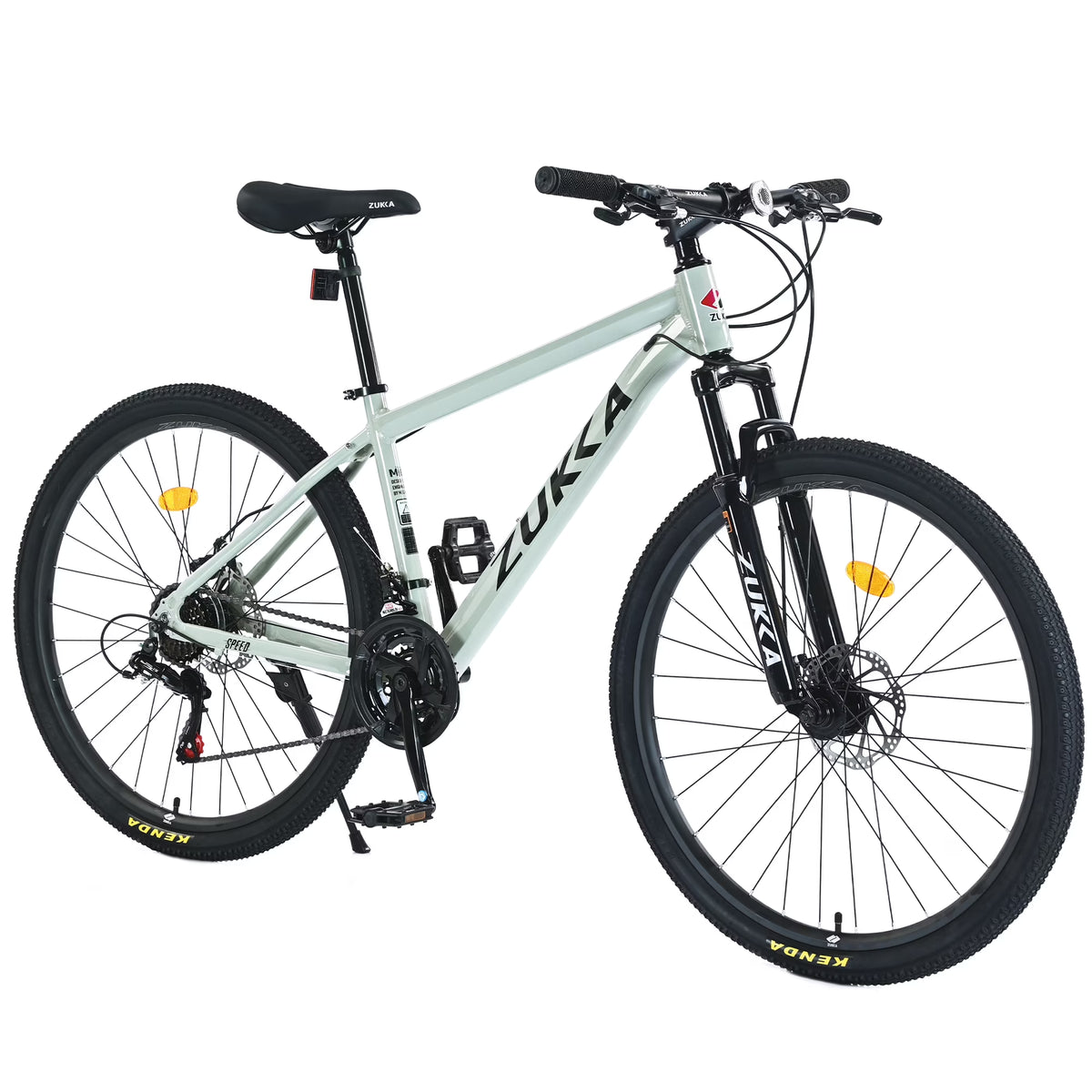 27.5" MTB Mountain Bike for Men - 21-Speed Aluminum Alloy Frame, Front Suspension, Double Disc Brakes | Adult All-Terrain Bicycle