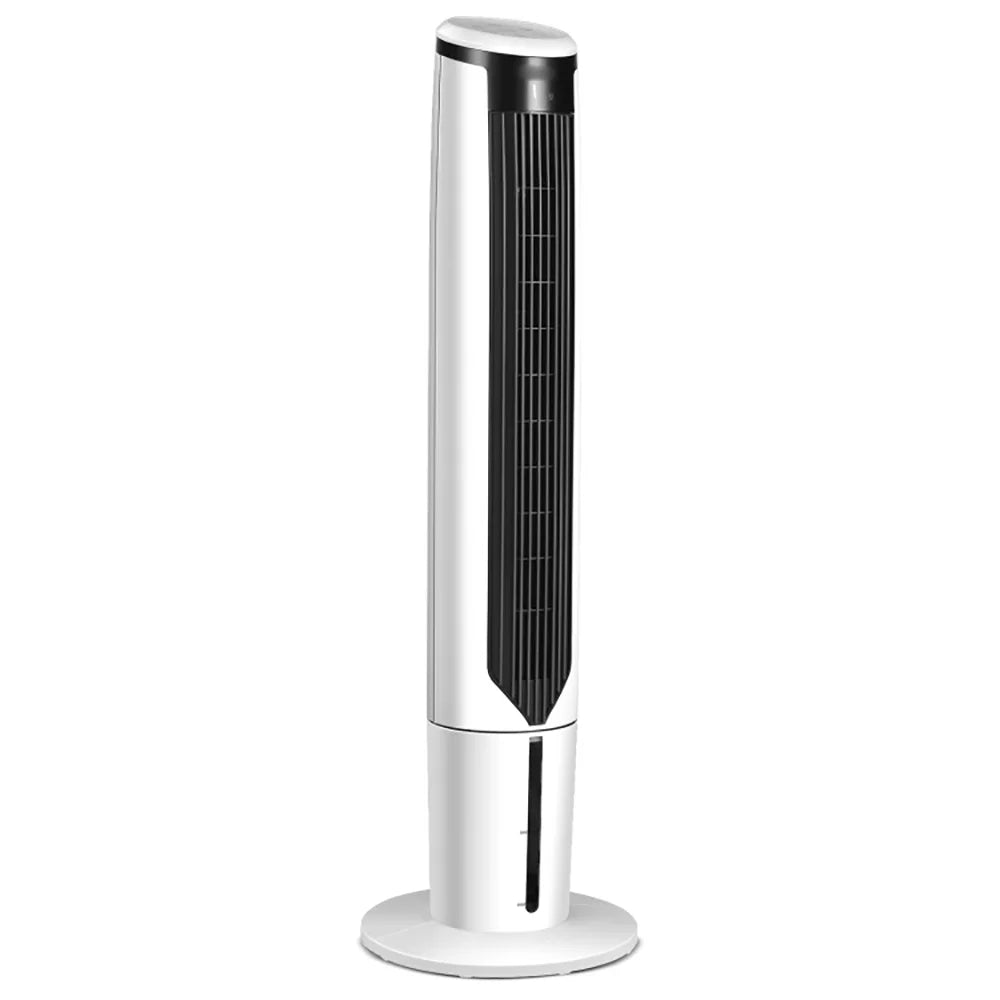 Topcobe 41" Evaporative Air Cooler with 3 Modes and 3 Speeds, Smart Floor Fans for Bedroom, Standing Bladeless Fan, White