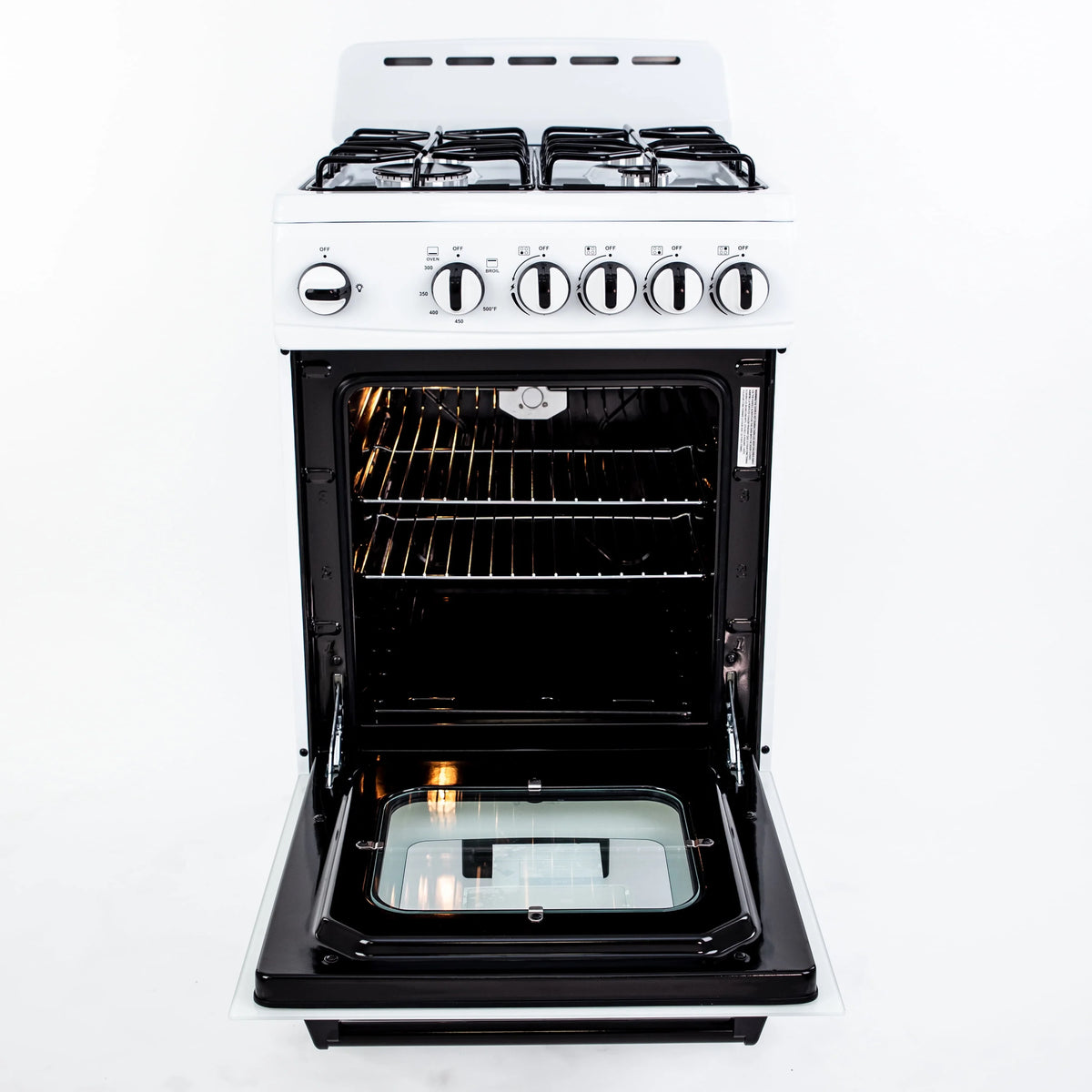 Avanti 20" Compact Gas Range Oven, in White (GR2011CW)