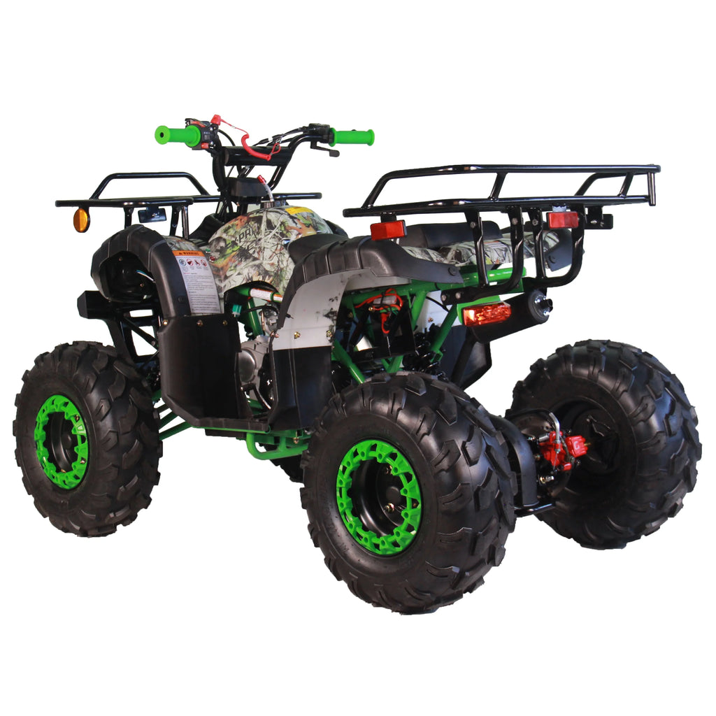 X-Pro Brand New 125cc Gas ATV, Automatic Transmission w/Reverse Remote Control Big 19"/18" Tires