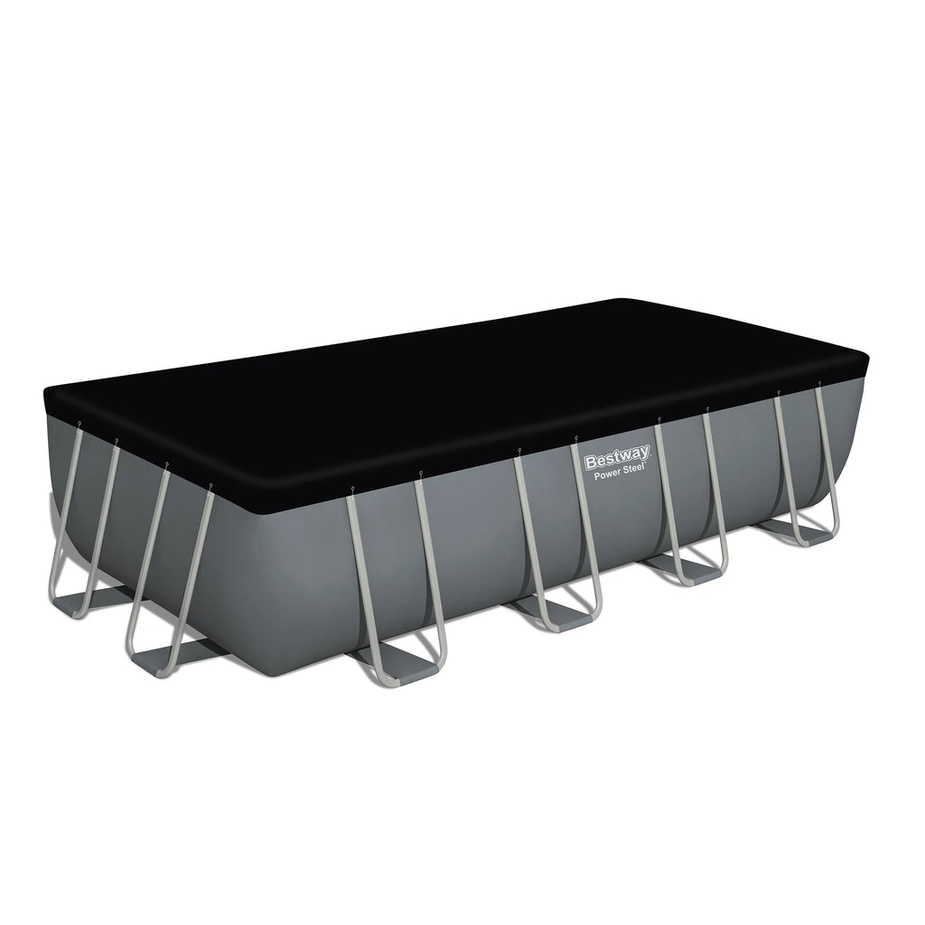 Bestway 24' x 12' x 52" Rectangular Frame Above Ground Swimming Pool Set