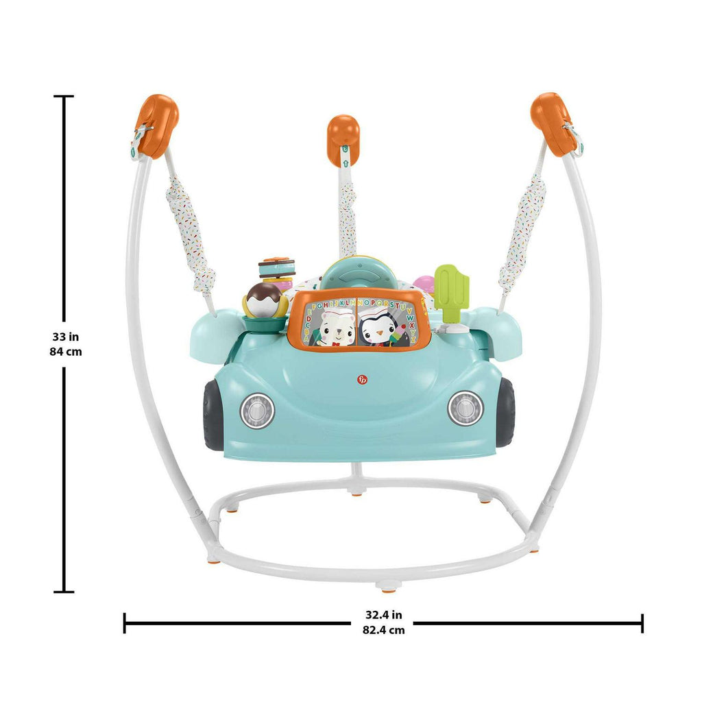 Fisher-Price 2-in-1 Sweet Ride Jumperoo Activity Center &amp; Learning Toy for Infant and Toddler