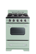 Unique Classic Retro 24" 2.9 cu/ft Freestanding Gas Range with Convection Oven and Sealed Burners