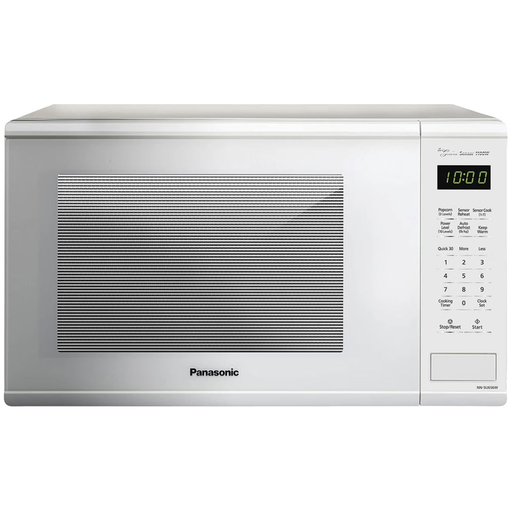 Panasonic  New 1.3 Cu. ft. 1100W Genius Sensor Countertop Microwave Oven in White